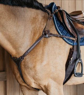 Dyon D-Collection 5-Punkt-Vorderzeug mit Elastikeinsatz Braun