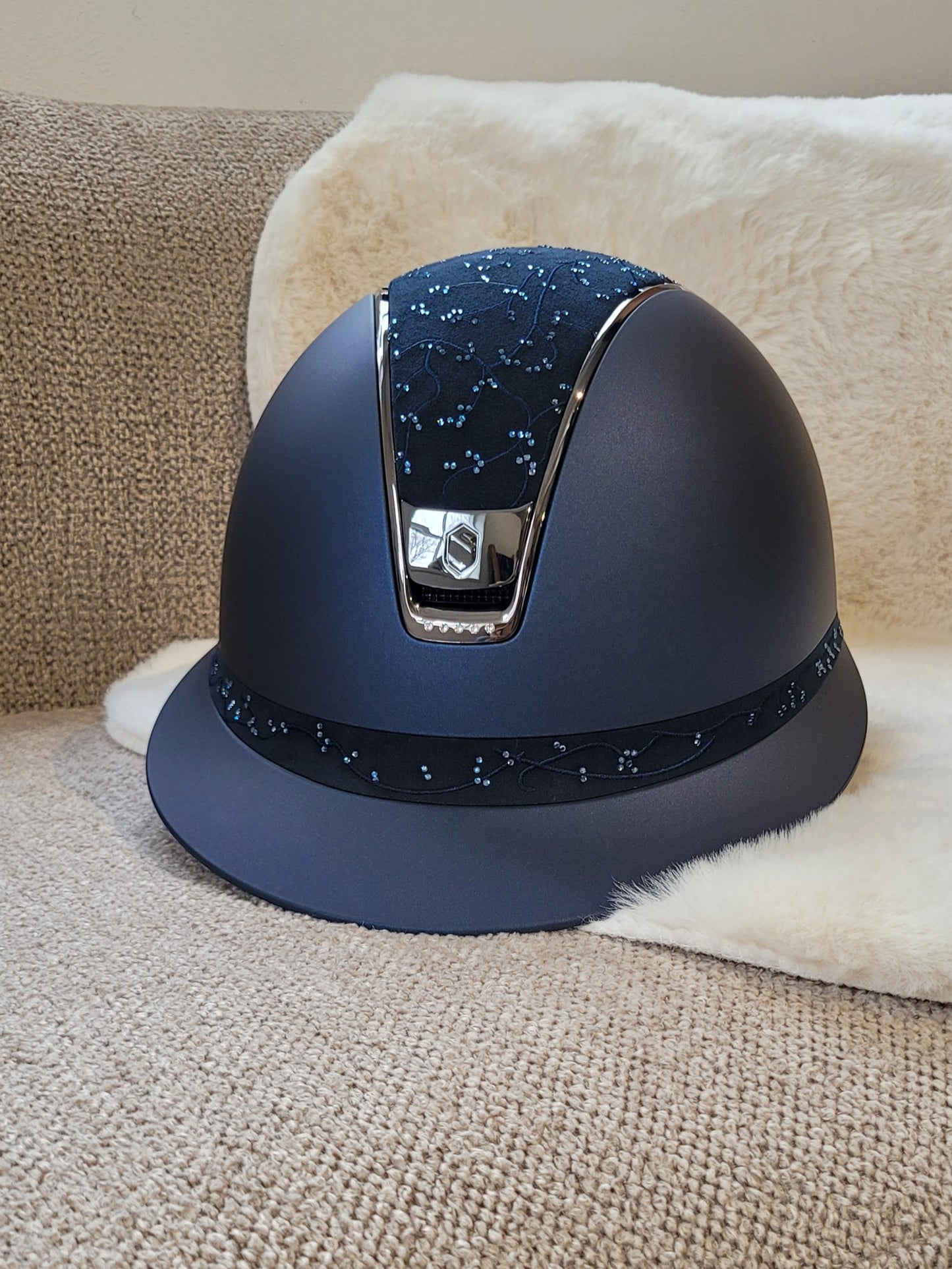 Samshield 2.0 Miss Shield shadowmatt Reithelm Crystal Leaf 5 Crystals Navy