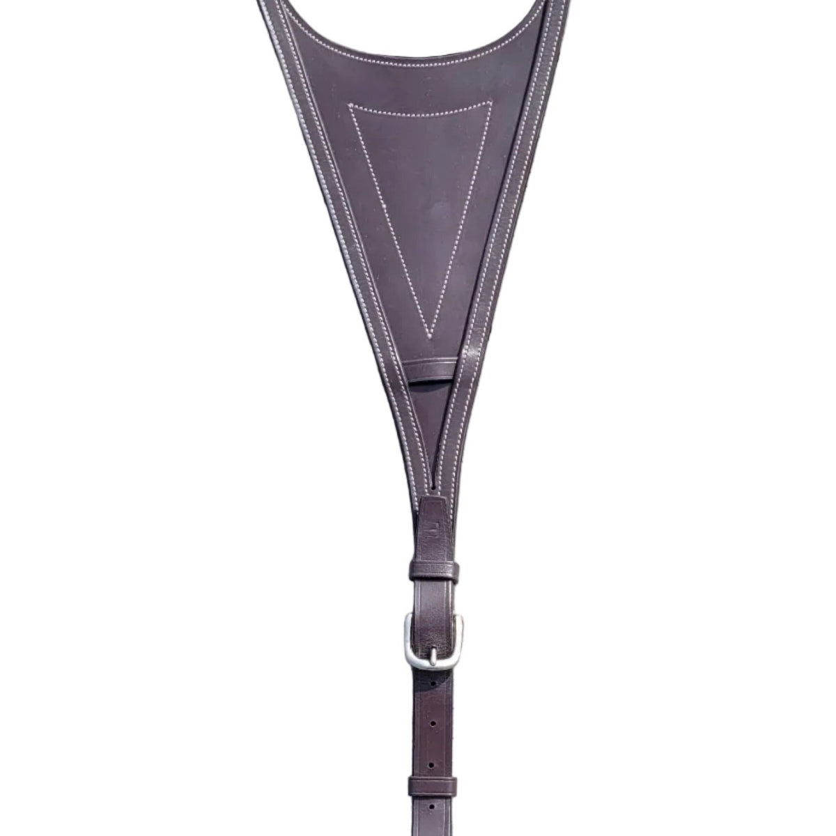 LJ Leathers Pro Selected Heritage Dichte Bib Martingaalvork bruin-zilver Full