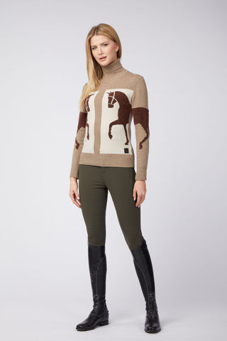 Vestrum Strickpullover Damen Ixelles Sabbia-Marrone