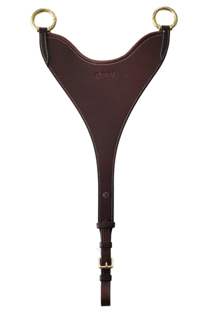 TRUST Stockholm geschlossene Martingalgabel Hard BIB Goldschnallen Braun