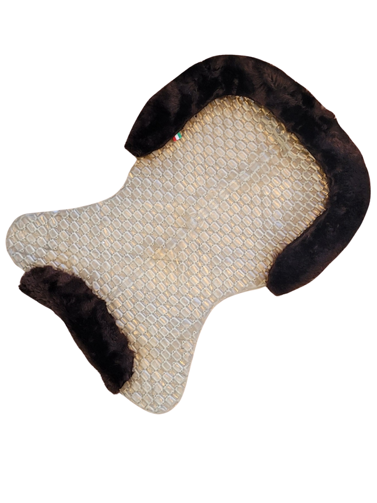 Acavallo Respira Air Release Sattelunterlage Gel und Eco Wool Braun