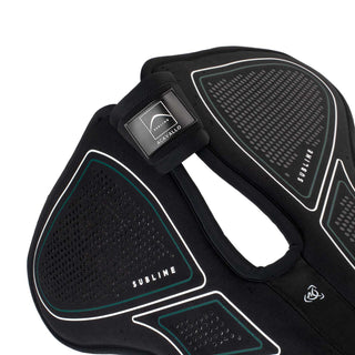 Acavallo Zero Impact Widerristfreie Half Pad Schabracke Schwarz