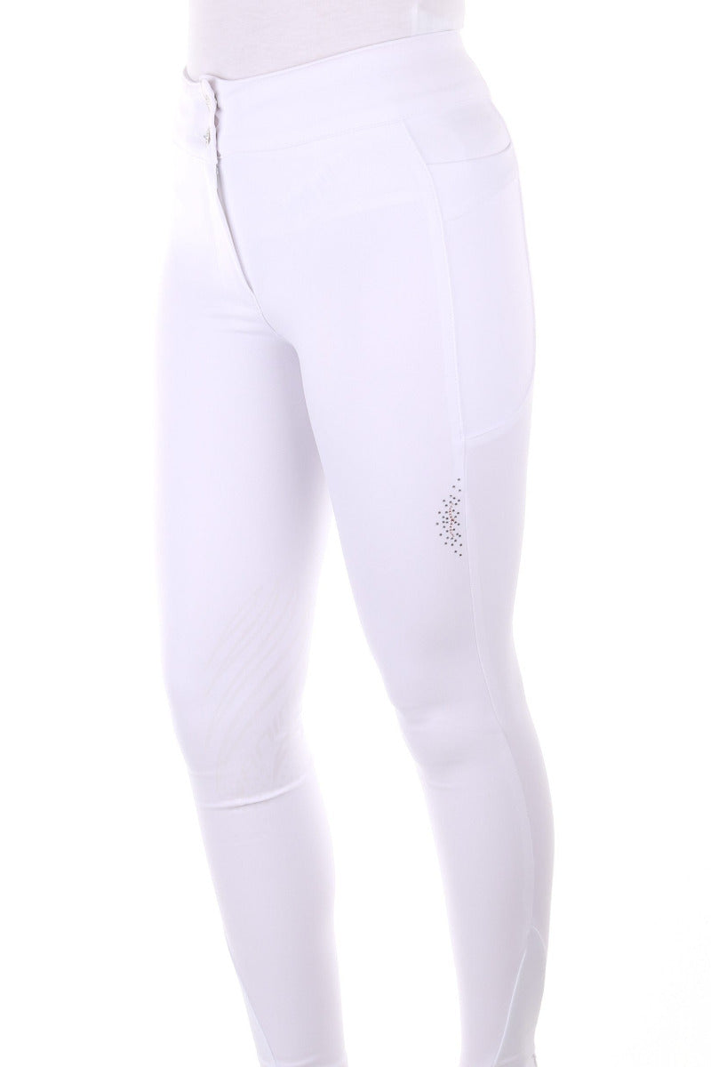 Animo rijbroek knie grip dames Nicky wit