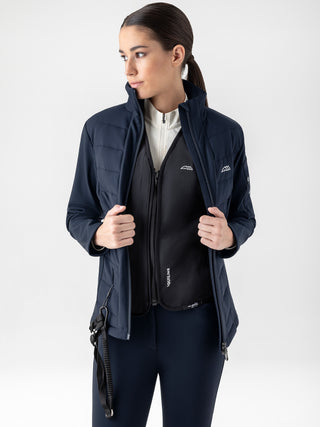 Equiline Damen-Softshelljacke mit Airbag-Kompatibilität Entrec Navy