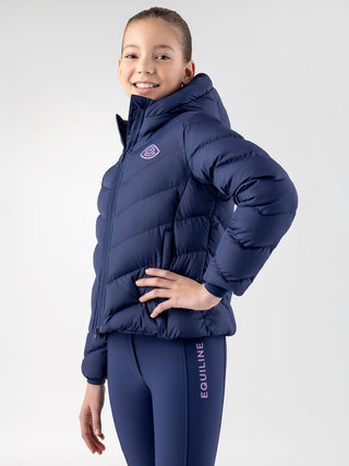Equiline Gefütterte Jacke Mädchen Cumin Navy