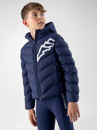 Equiline Gefütterte Jacke Jungen Cino Cumin Navy