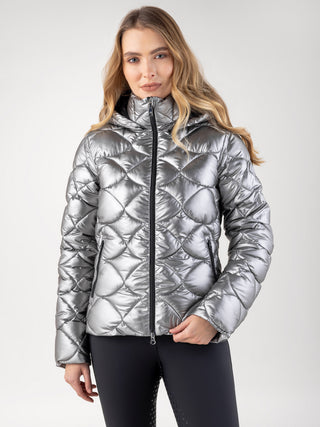 Equiline Wattierte Jacke Damen Gasic Argento