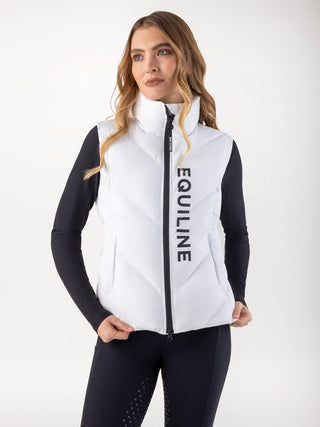 Equiline Wattierte Weste Damen Cilet Weiß