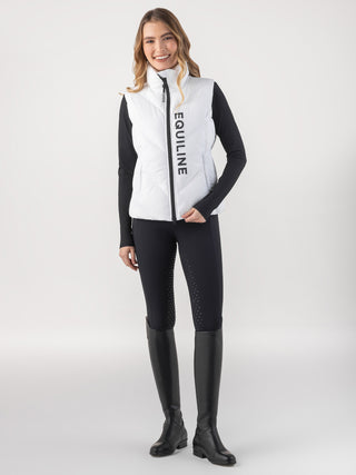 Equiline Wattierte Weste Damen Cilet Weiß