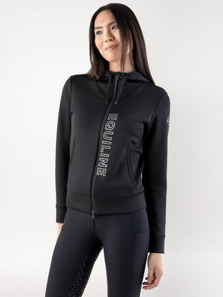 Equiline Tech Sweatshirt Damen Coco Schwarz