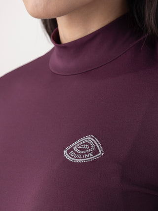 Equiline Trainingsshirt Second Skin Damen Geco Amaranto