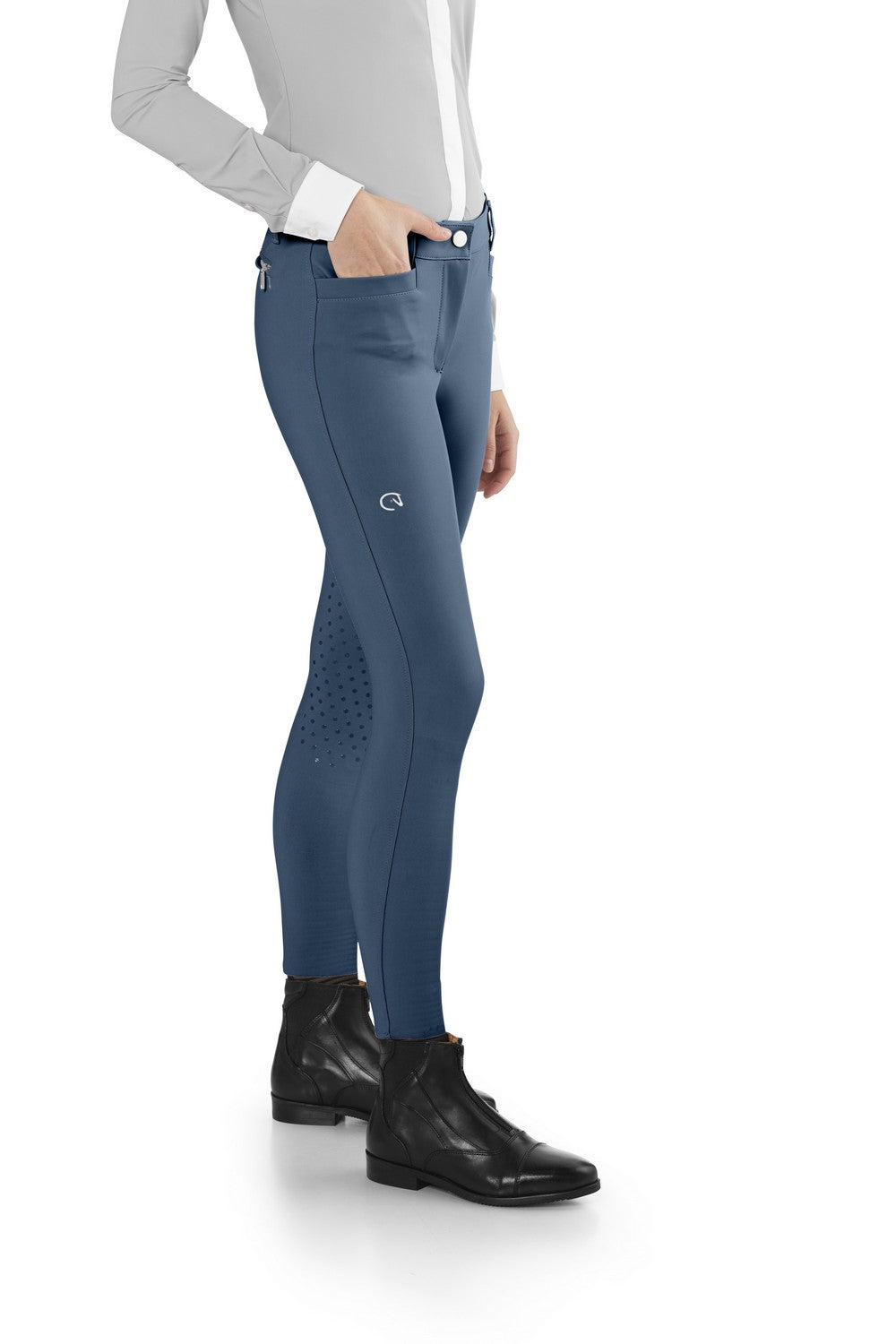 EGO7 Jumping EJ Reithose Damen Kniegrip Avio
