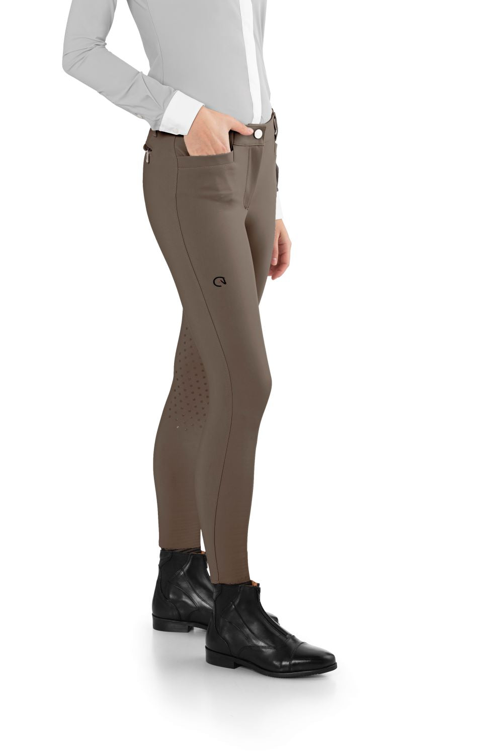 EGO7 Jumping EJ Reithose Damen Kniegrip Turtledove