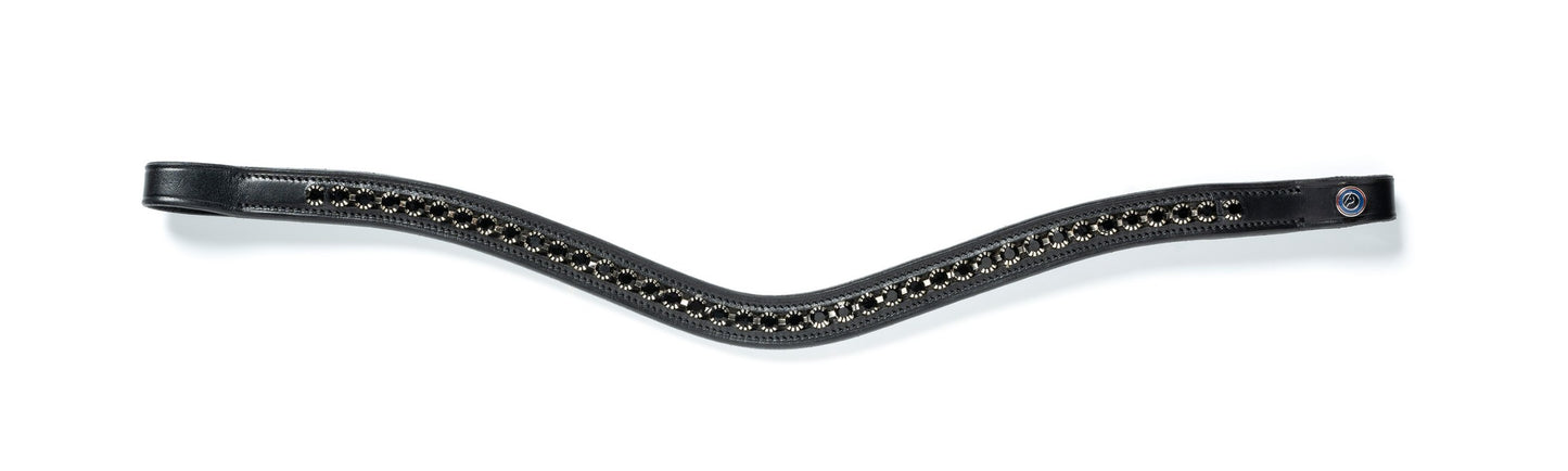 TRUST Stirnriemen schwarze Diamanten Schwarz
