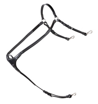 TRUST Brussels Vorderzeug silberne Schnallen Schwarz