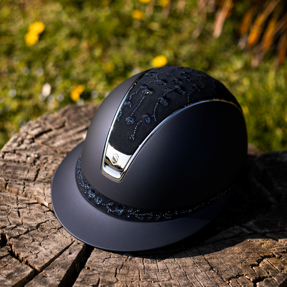 Samshield 2.0 Paardrijhelm Miss Shield Shadowmatt Cherry Blossom Navy Navy