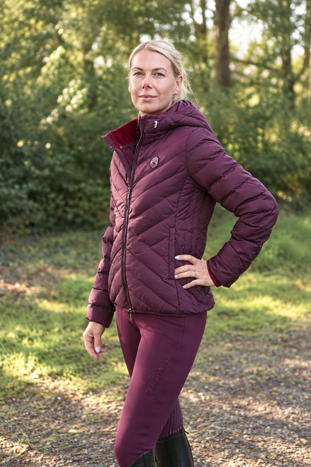 Samshield Winterjas Dames Courchevel Plum