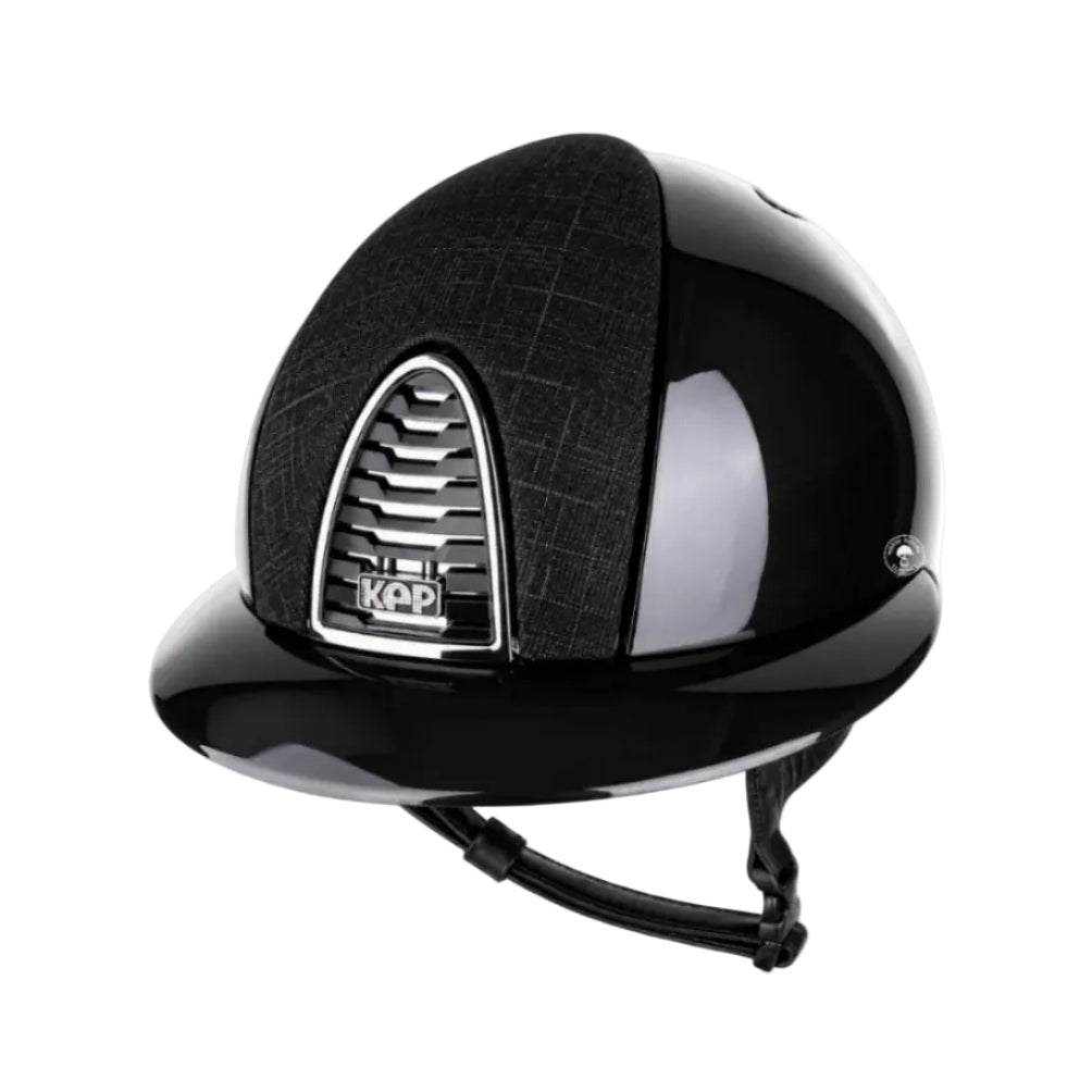 Kep Italia Reithelm Cromo 2.0 Shino Polo Schwarz Chrome Mirror Frame Galassia Insert