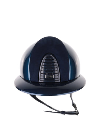 Kep Italia Reithelm Cromo 2.0 Shine Polo Blau RAW Frame Suede insert