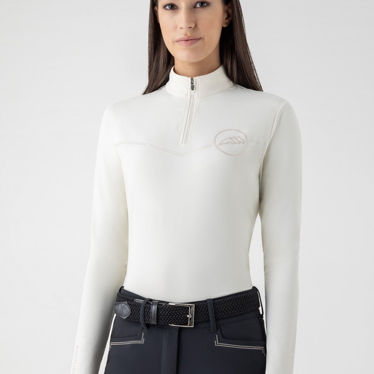Equiline Trainingsshirt second skin dames Equost Tofu Tofu