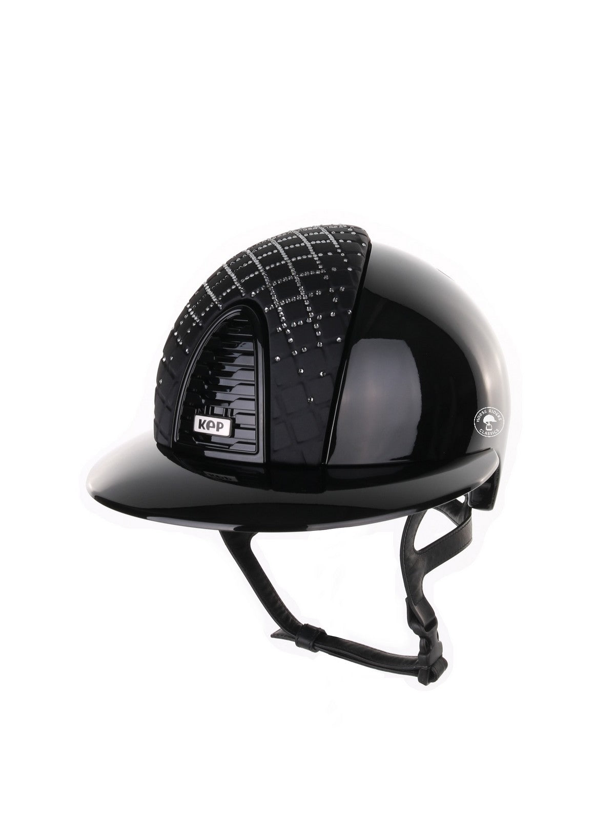 Kep Italia Reithelm Cromo 2.0 Polish Polo Schwarz Milano Black Street Insert