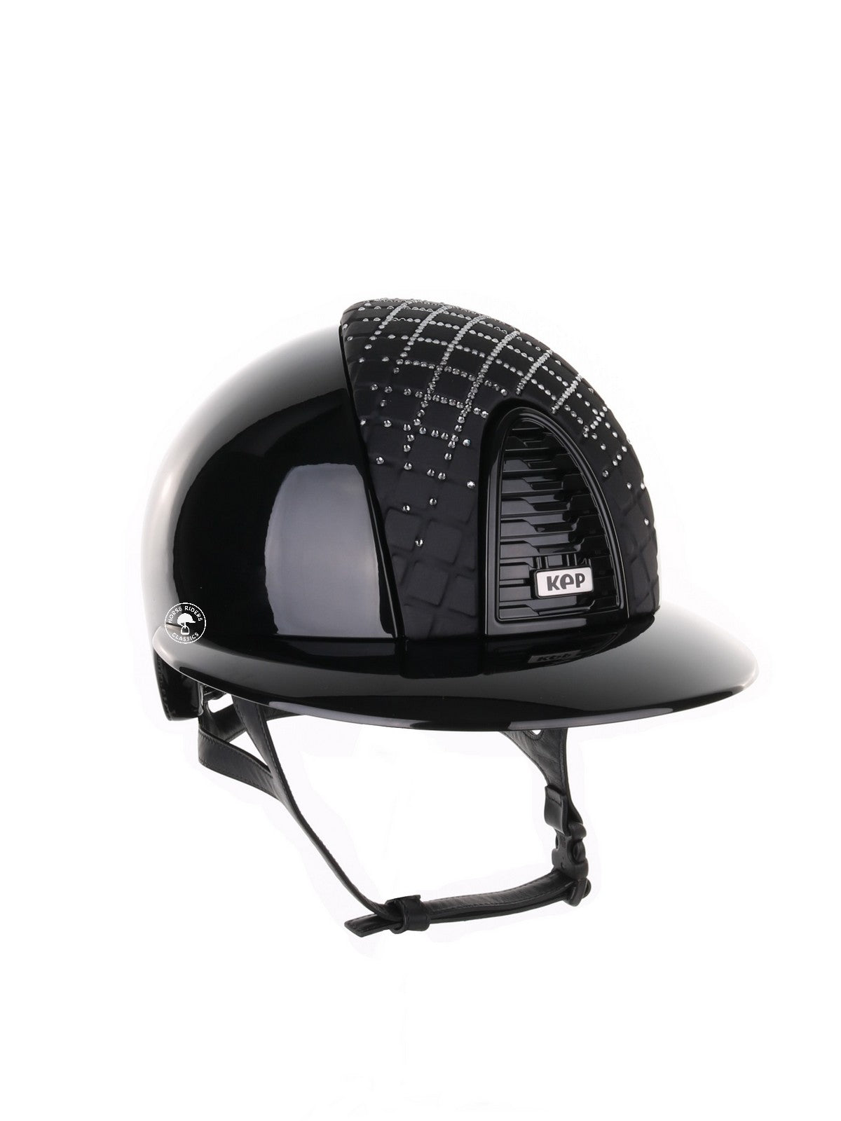 Kep Italia Reithelm Cromo 2.0 Polish Polo Schwarz Milano Black Street Insert