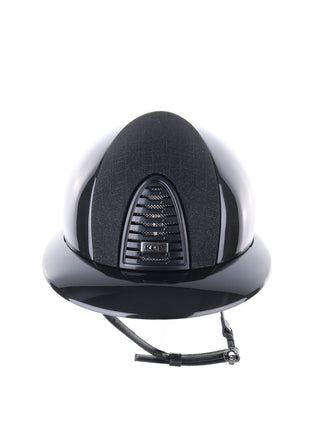 Kep Italia Reithelm Cromo 2.0 Shine Polo Schwarz RAW Frame Galassia Insert