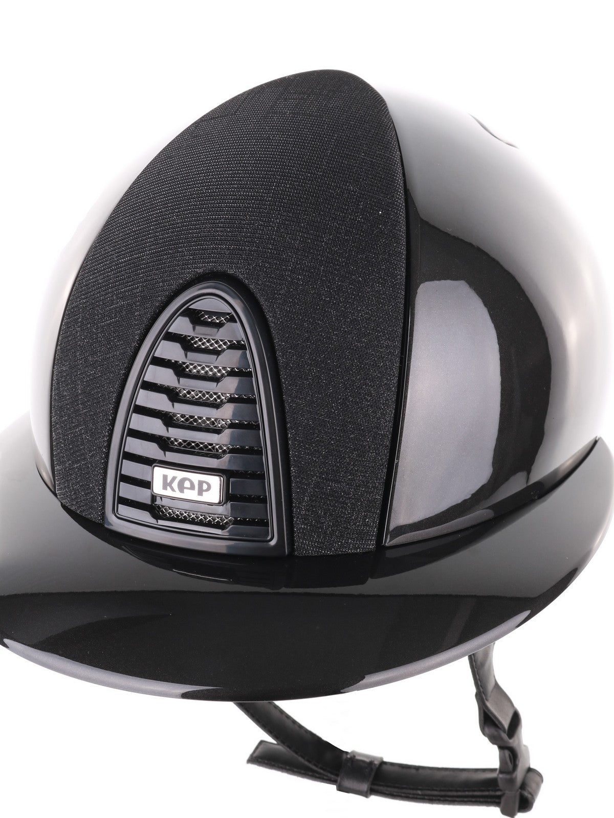 Kep Italia Reithelm Cromo 2.0 Shine Polo Schwarz RAW Frame Galassia Insert