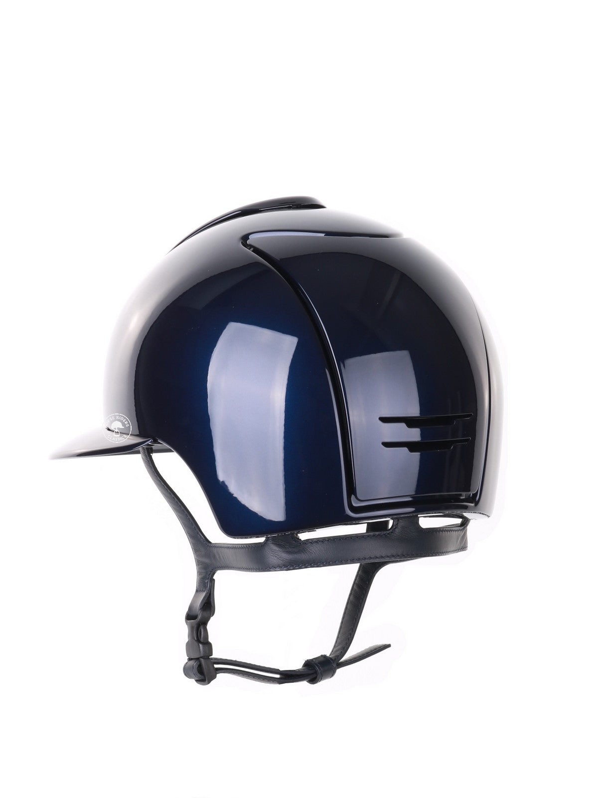 Kep Italia Reithelm Cromo 2.0 Polish Polo Blau Swarovski Frame