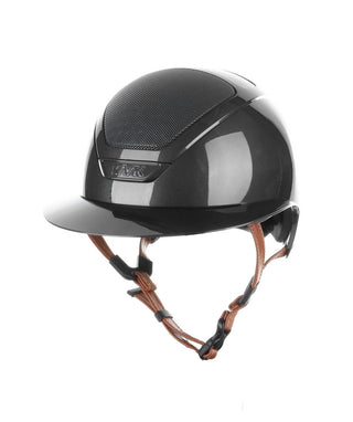 Kask Star Lady 2.0 Pure Shine Chrome Light Brown Chinstrap Schwarz