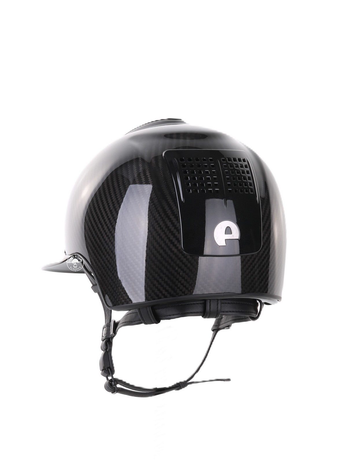 Kep Italia Paardrijhelm E-Light Carbon Polo Klep Zwart
