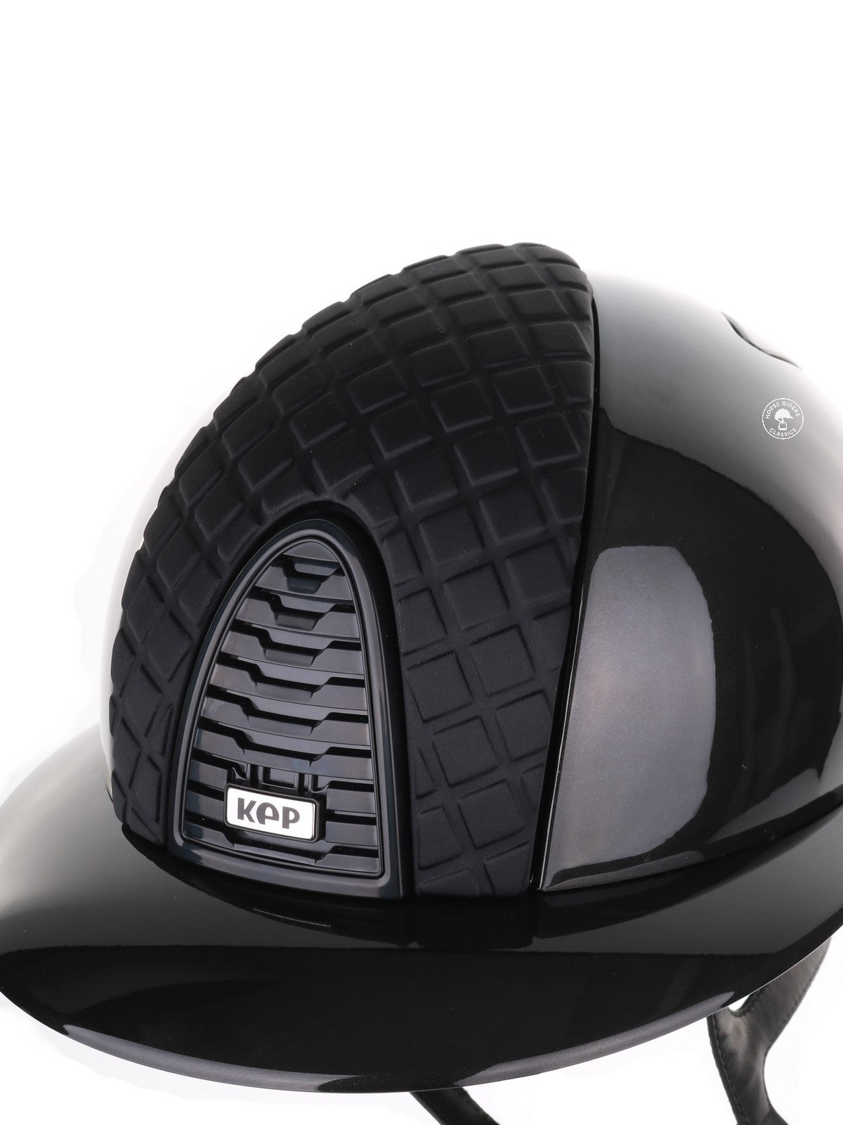 Kep Italia Reithelm Cromo 2.0 Shine Polo Schwarz RAW Frame Milano Insert