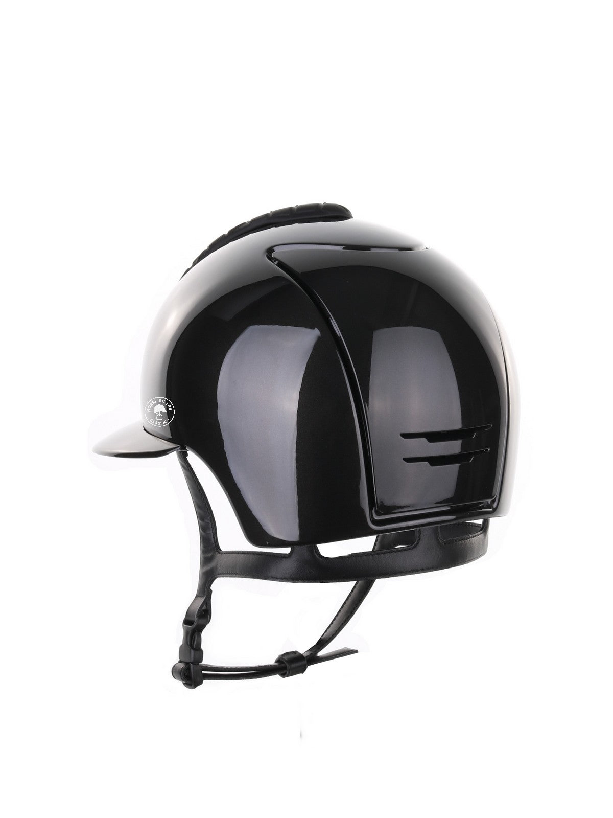 Kep Italia Reithelm Cromo 2.0 Shine Polo Schwarz RAW Frame Milano Cross Insert