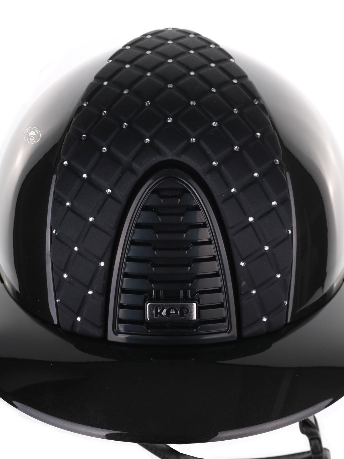 Kep Italia Reithelm Cromo 2.0 Shine Polo Schwarz RAW Frame Milano Cross Insert