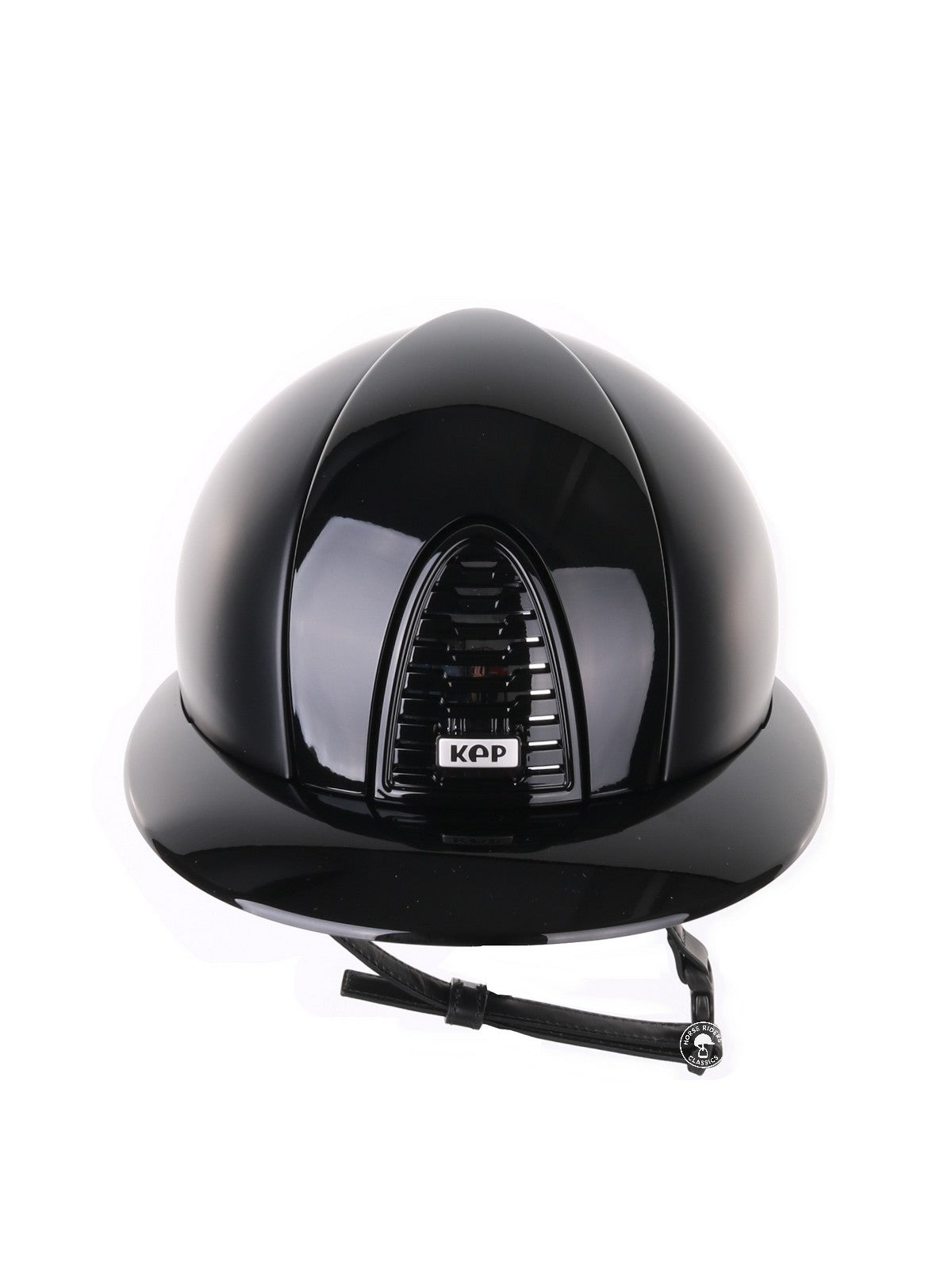 Kep Italia Paardrijhelm Cromo 2.0 Textile Polo Klep Zwart Polish Inserts