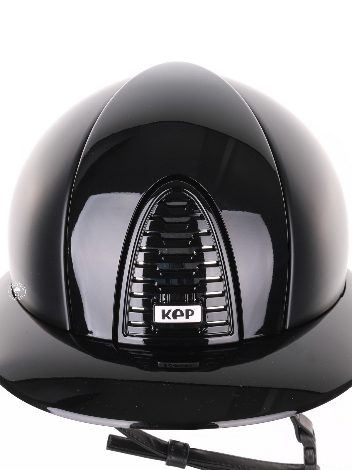 Kep Italia Reithelm Cromo 2.0 Textile Polo Schwarz Polish Inserts