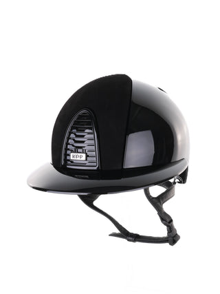 Kep Italia Reithelm Cromo 2.0 Polish Polo Schwarz Suede Inserts