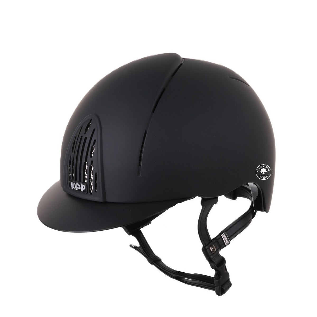 Kep Italia Paardrijhelm Smart Textile Zwart Zwart