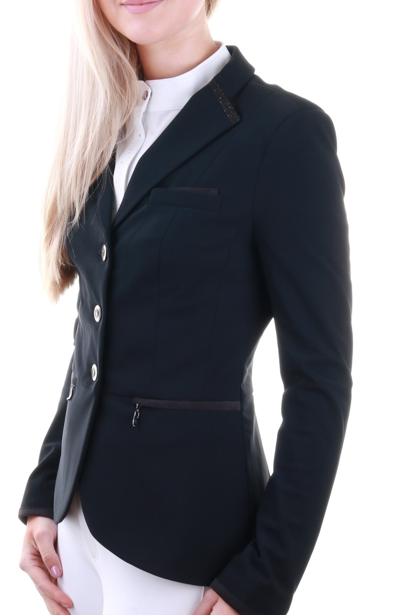 Samshield Turnierjacket Damen Victorine Crystal Fabric Schwarz