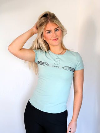Vestrum T-Shirt Kurzarm Damen Punta Ala Frosty Green