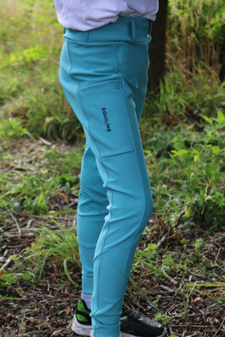 Equiline reitleggings Unisex Junior Vollbesatz Gingef Aquarelle