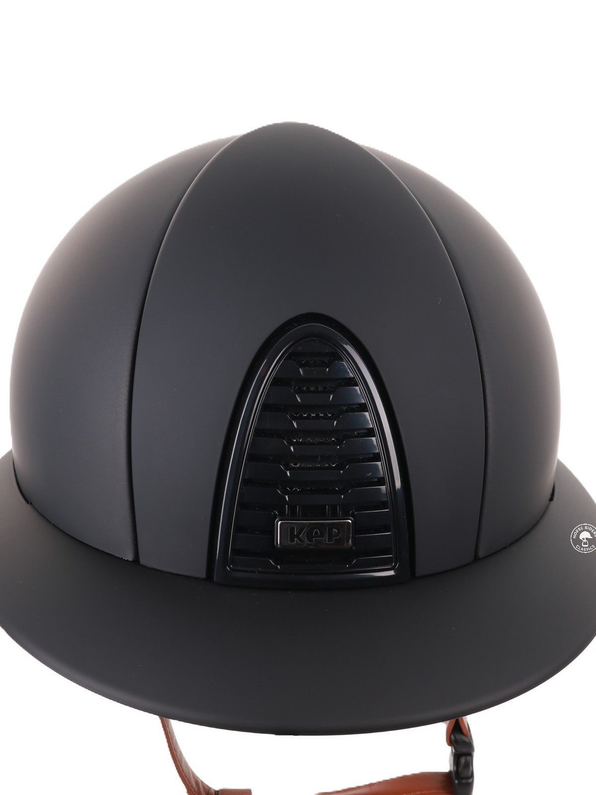 Kep Italia Reithelm Cromo 2.0 Matt Polo Schwarz Beige Kinnriemen