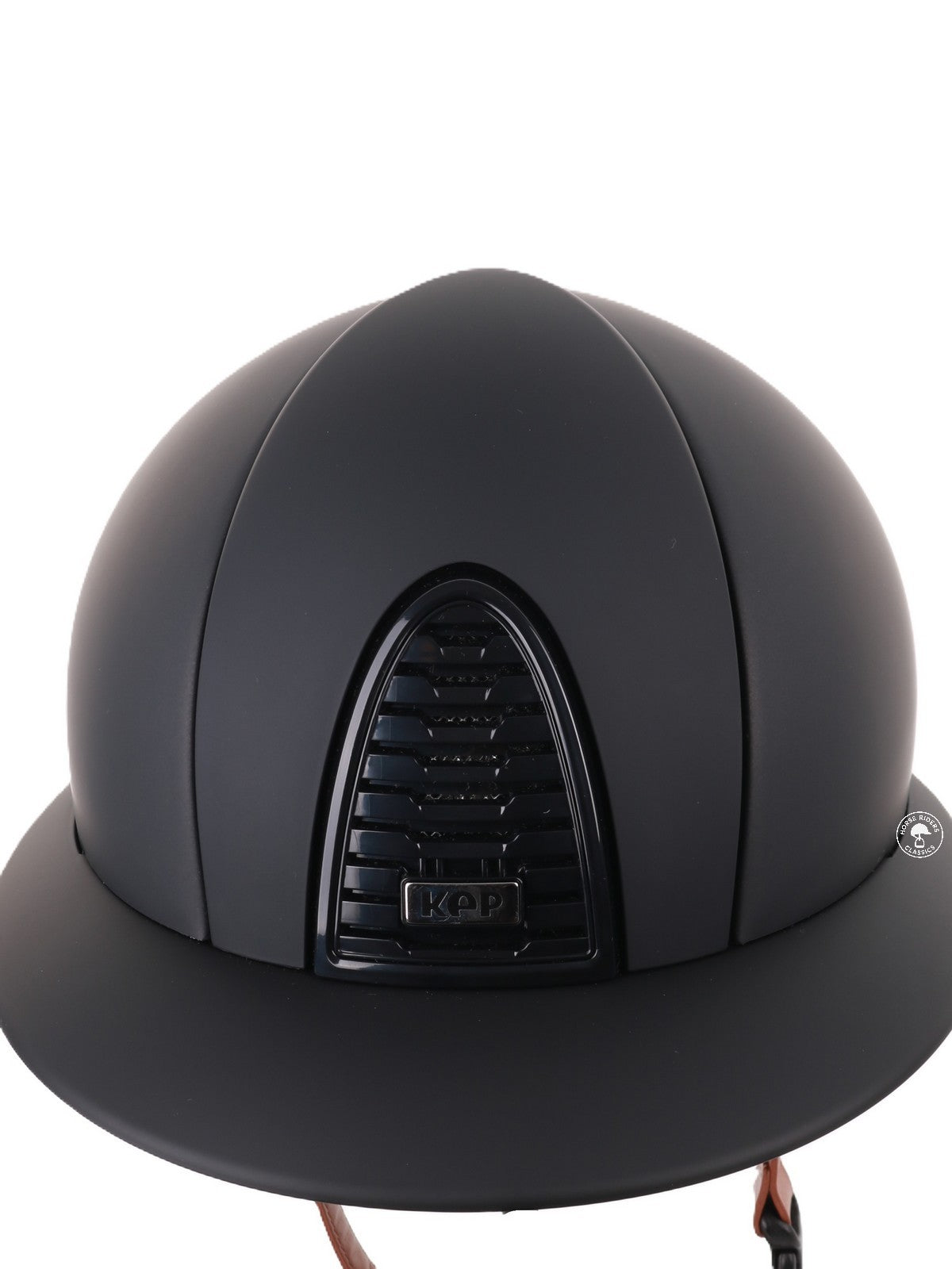 Kep Italia Reithelm Cromo 2.0 Matt Polo Schwarz Beige Kinnriemen