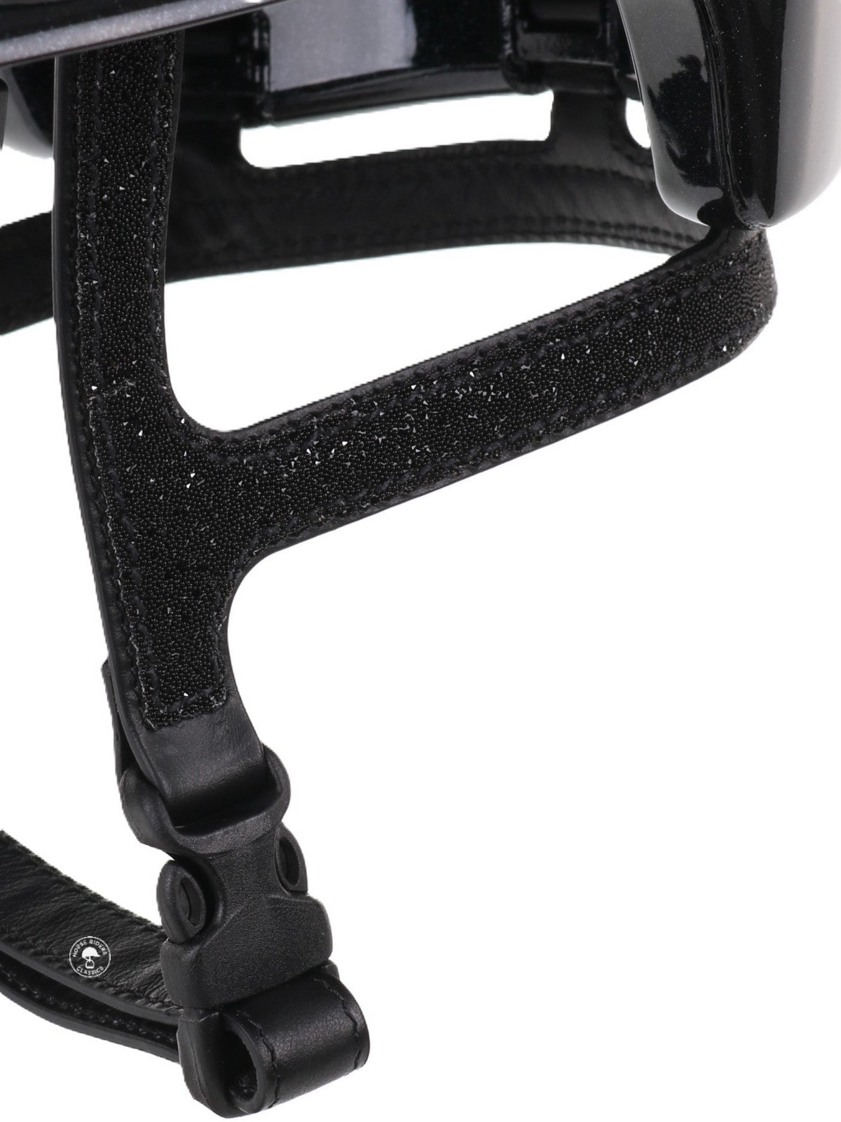 Kep Italia Paardrijhelm Cromo 2.0 Diamond Polo Klep Zwart Shaded Silver Insert Swarovski Frame