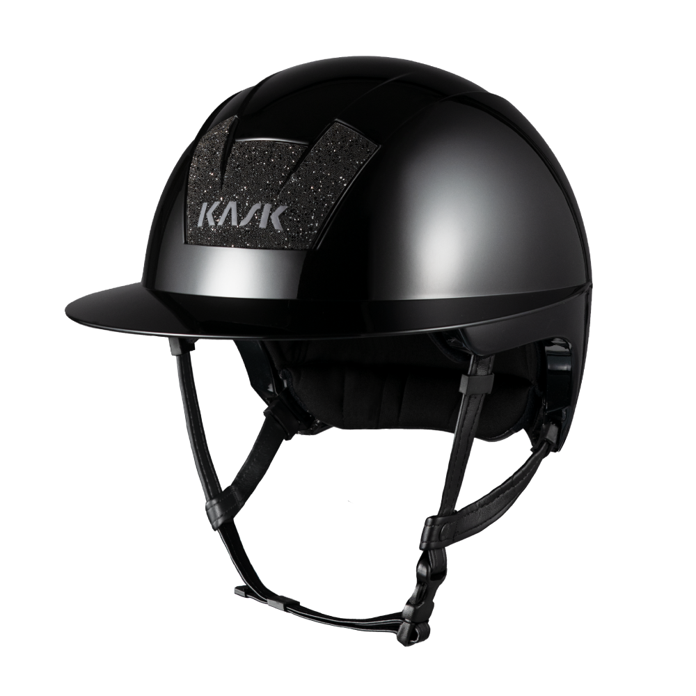 Kask Kooki Lady shine Swarovski Carpet schwarz