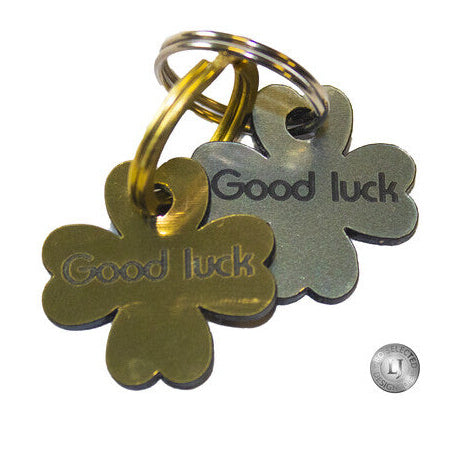 LJ Leathers Good Luck klavertje 4 hangertje