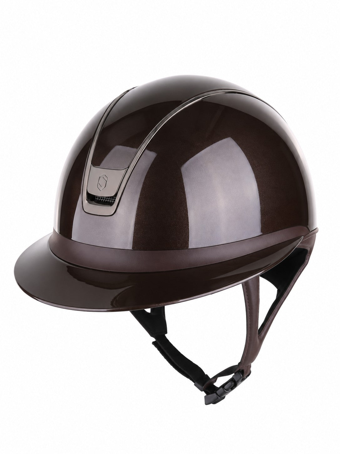 Samshield 2.0 Paardrijhelm Miss Shield Shadowglossy Bruin Bruin