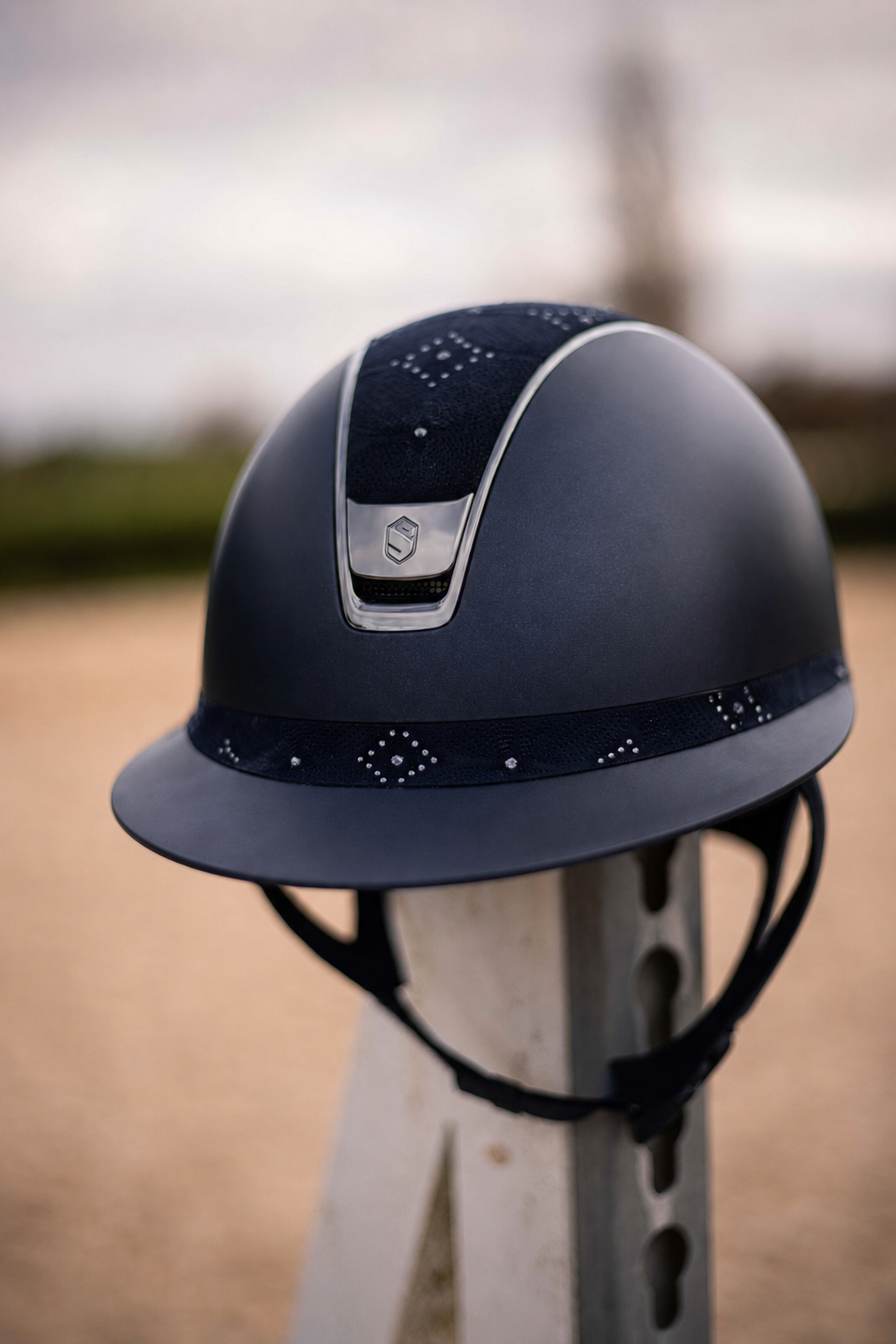 Samshield 2.0 Paardrijhelm Miss Shield Shadowmatt Celestial Crystal Navy