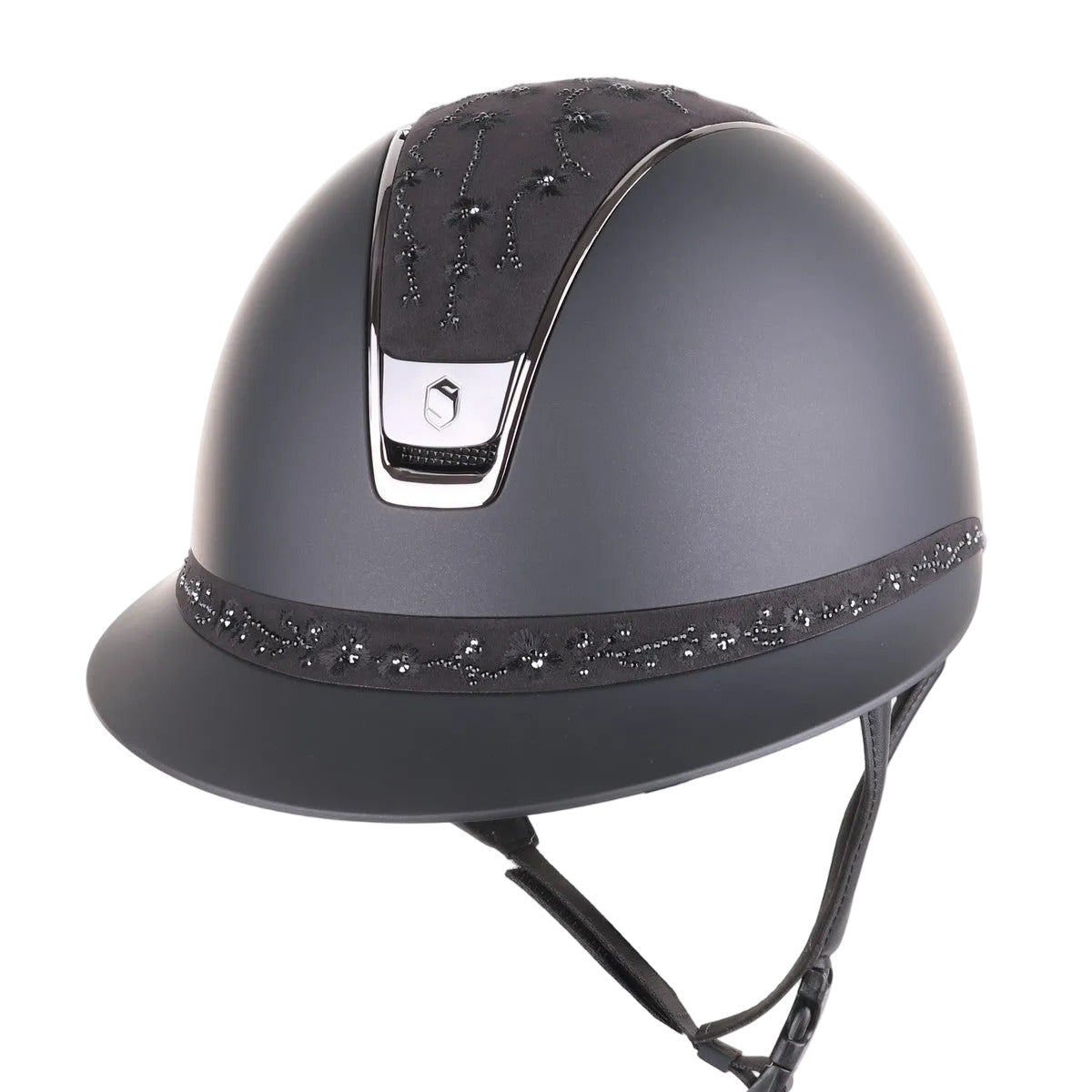Samshield 2.0 Paardrijhelm Miss Shield Shadowmatt Cherry Blossom Zwart Zwart
